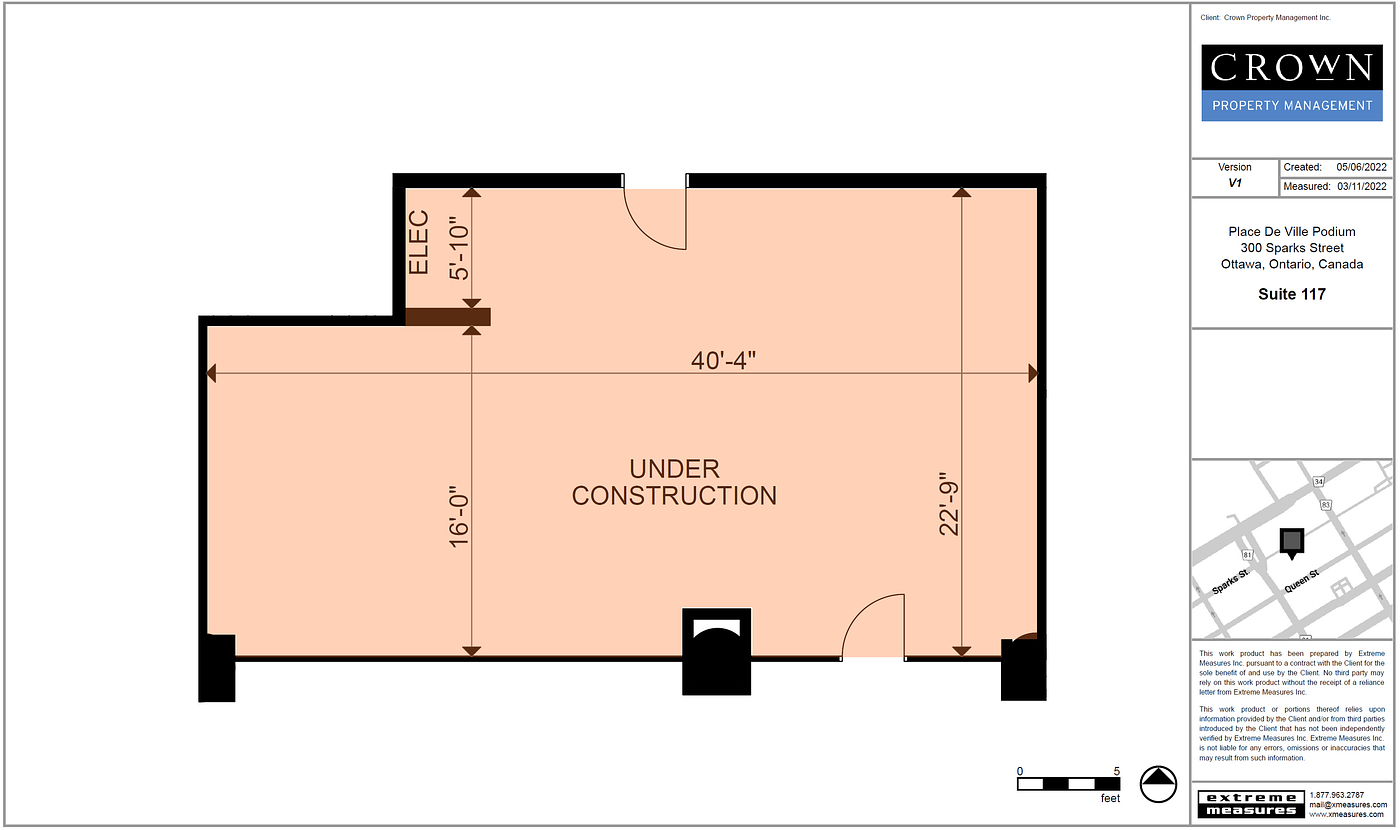 117 - 320 Queen Street, Ottawa, ON floorplan