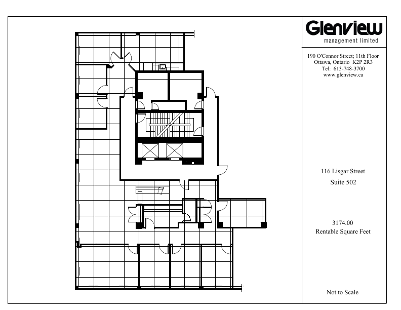 502 - 116 Lisgar Street, Ottawa, ON floorplan