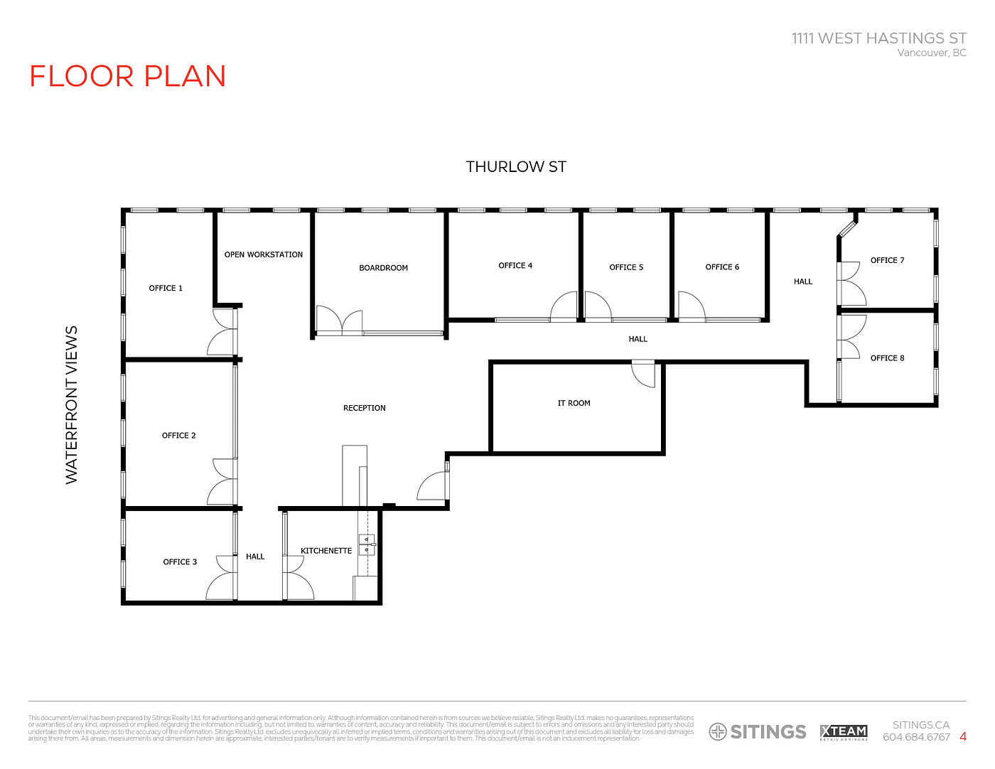 Suite 1200 - 1111 West Hastings Street, Vancouver, BC floorplan