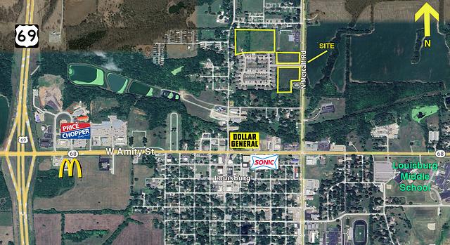 NWC & SWC of Metcalf Ave & N 6th St, Louisburg, KS