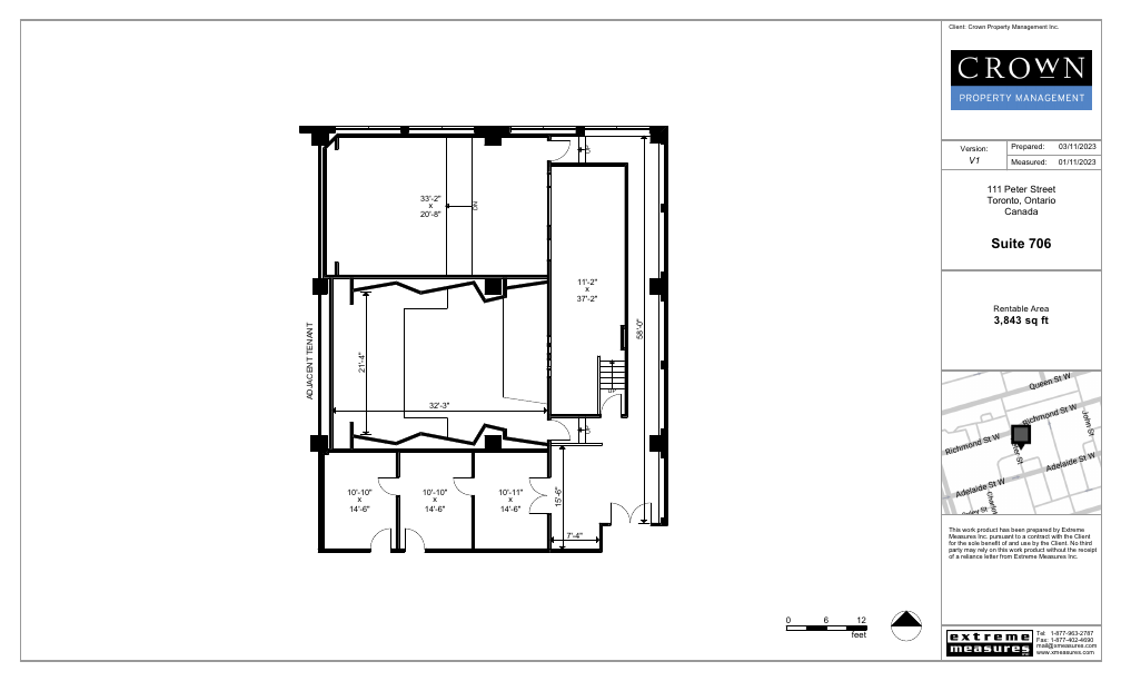 706 - 111 Peter Street, Toronto, ON floorplan