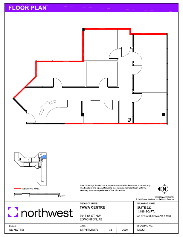 222 - 3017 66 St NW, Edmonton, AB floorplan