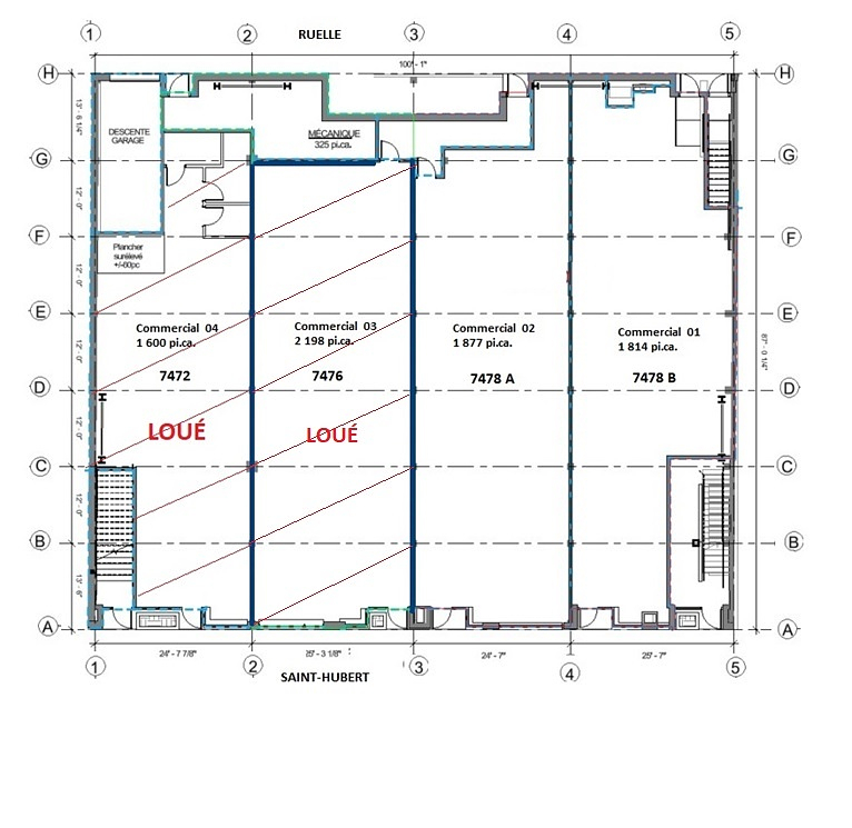 7478 Rue Saint-Hubert, Montréal, QC floorplan