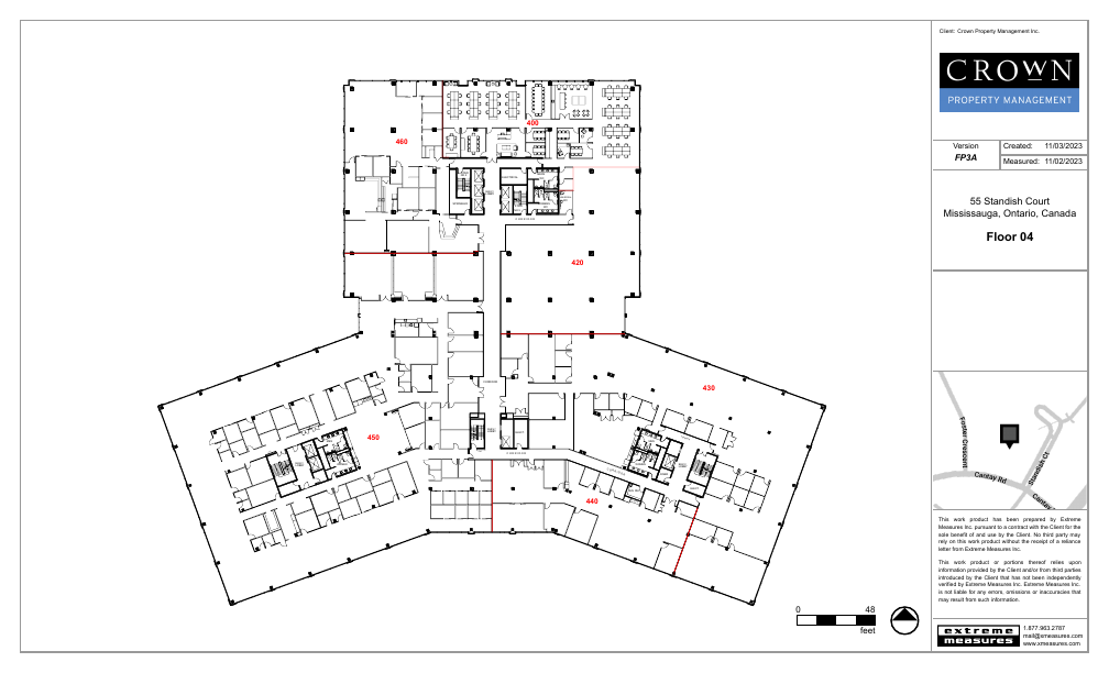 430 - 55 Standish Court, Mississauga, ON floorplan
