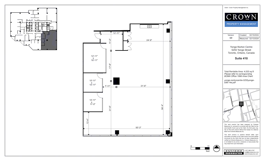 410 - 5255 Yonge Street, Toronto, ON floorplan