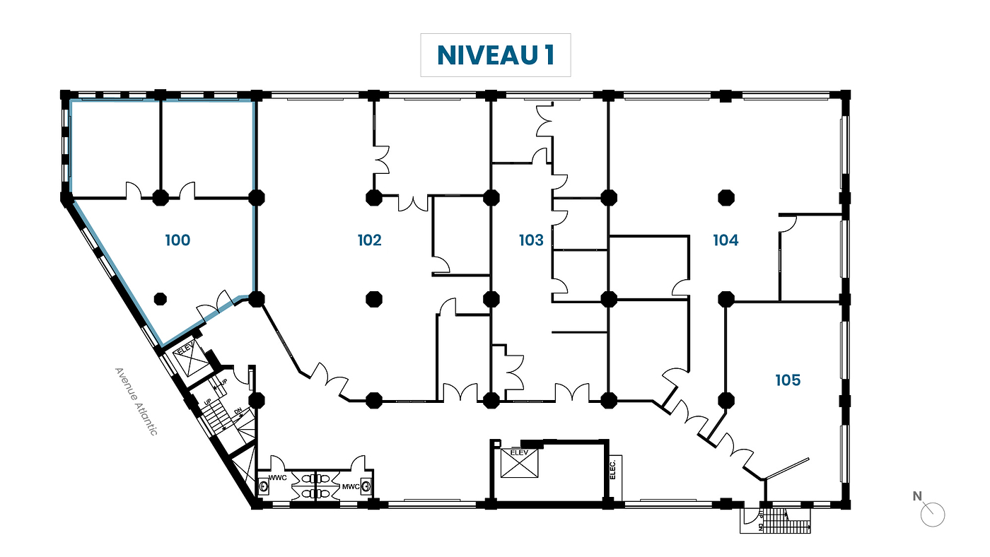400 Avenue Atlantic, Montreal, QC floorplan