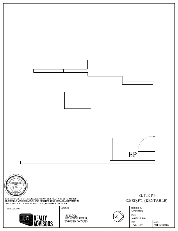 F4 - 5160 Yonge Street, Toronto, ON floorplan