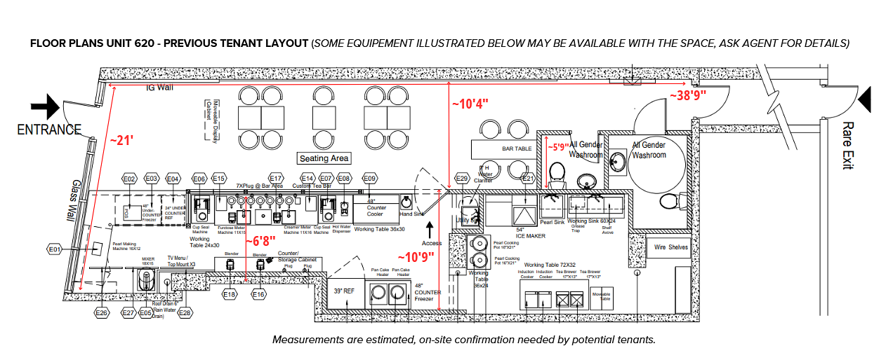 620 - 620 8 Avenue Southeast, Calgary, AB floorplan