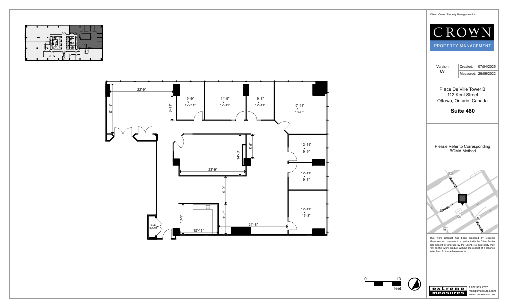 480 - 112 Kent Street, Ottawa, ON floorplan