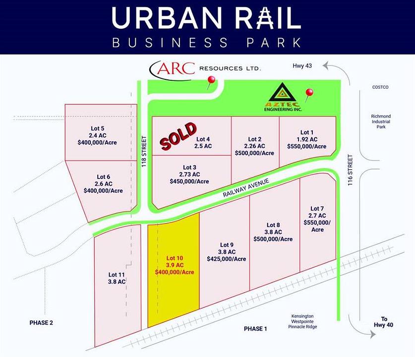Lot 10 Railway Avenue, Grande Prairie, AB