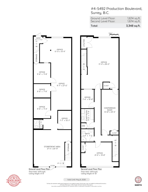 4 - 5492 Production Boulevard, Surrey, BC floorplan