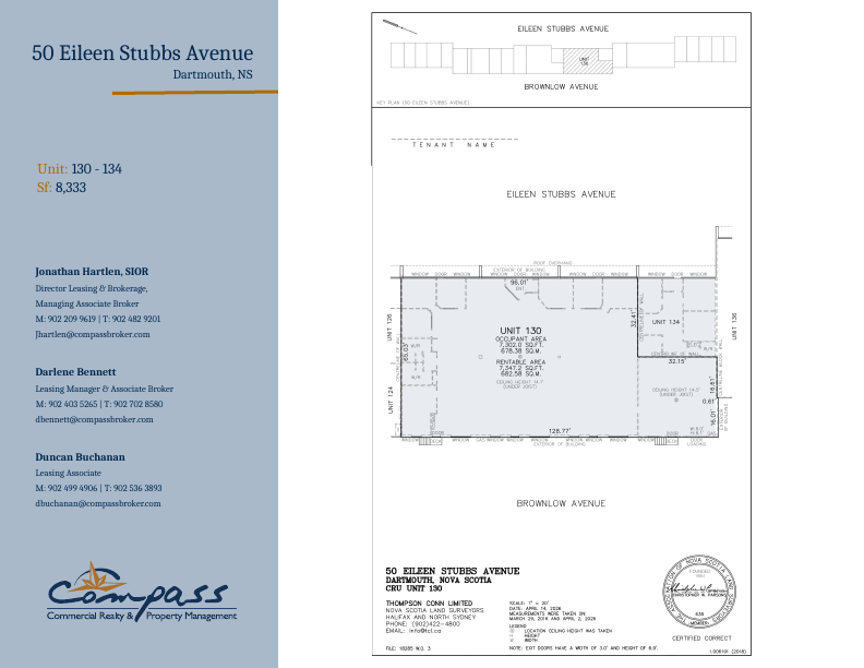 Unit 130-134 - 50 Eileen Stubbs Avenue, Dartmouth, NS floorplan