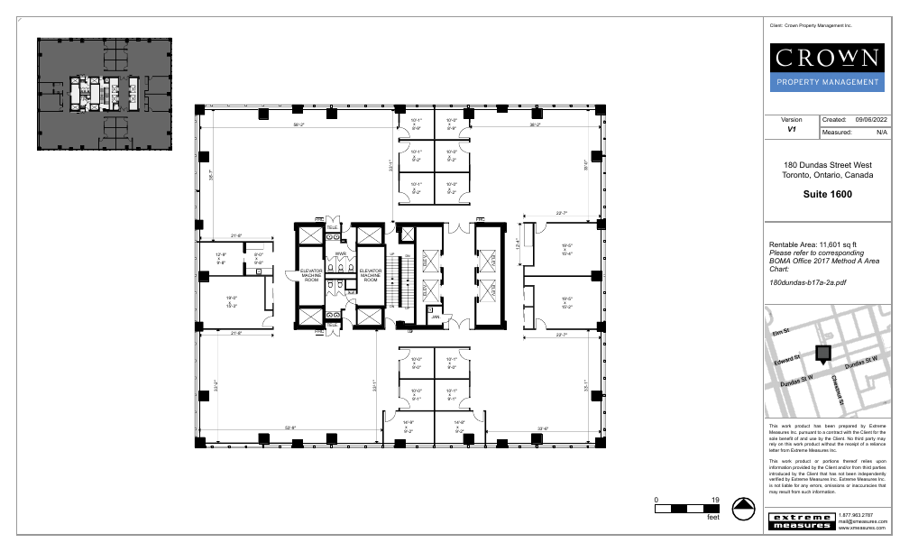 1600 - 180 Dundas Street West, Toronto, ON floorplan