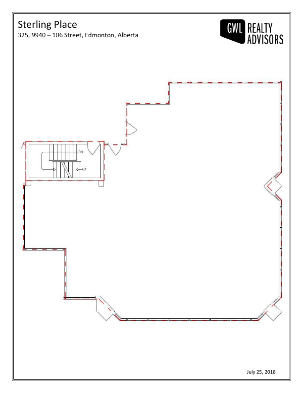 325 - 9940 106 Street, Edmonton, AB floorplan