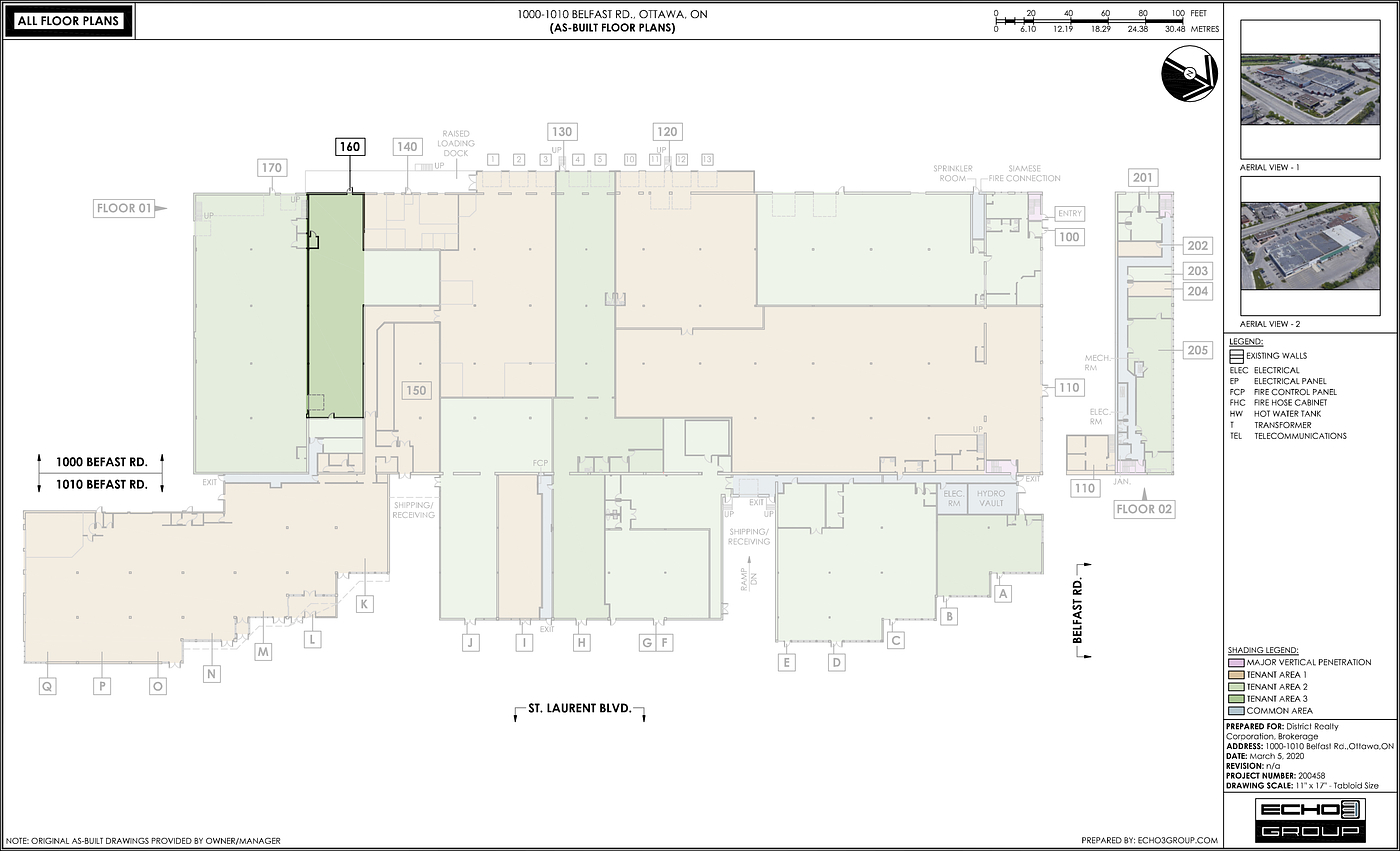 B160 - 1000 Belfast Road, Ottawa, ON floorplan