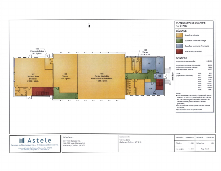 105 - 122 Rue Berri, Gatineau, QC floorplan