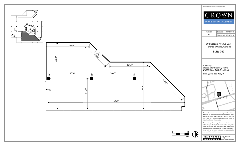 702 - 90 Sheppard Avenue East, Toronto, ON floorplan