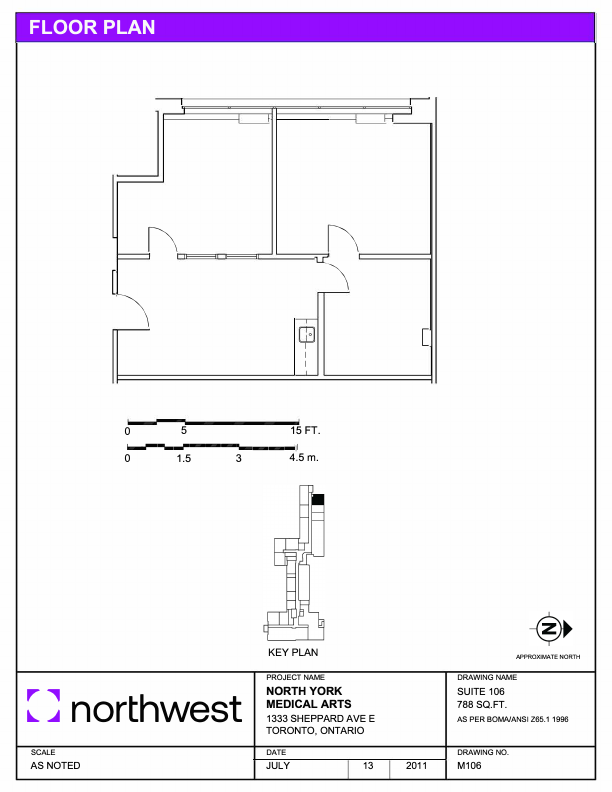 106 - 1333 Sheppard Avenue East, Toronto, ON floorplan