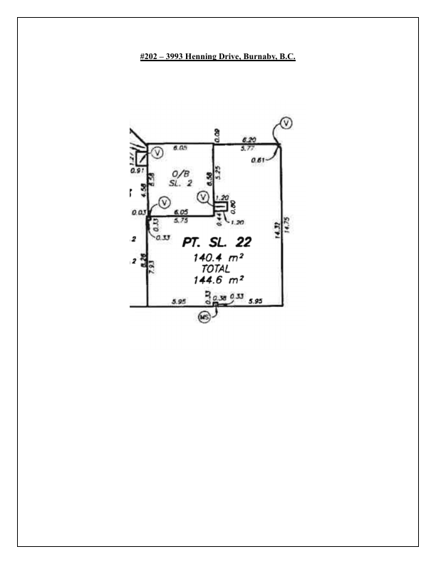 202 - 3993 Henning Drive, Burnaby, BC floorplan