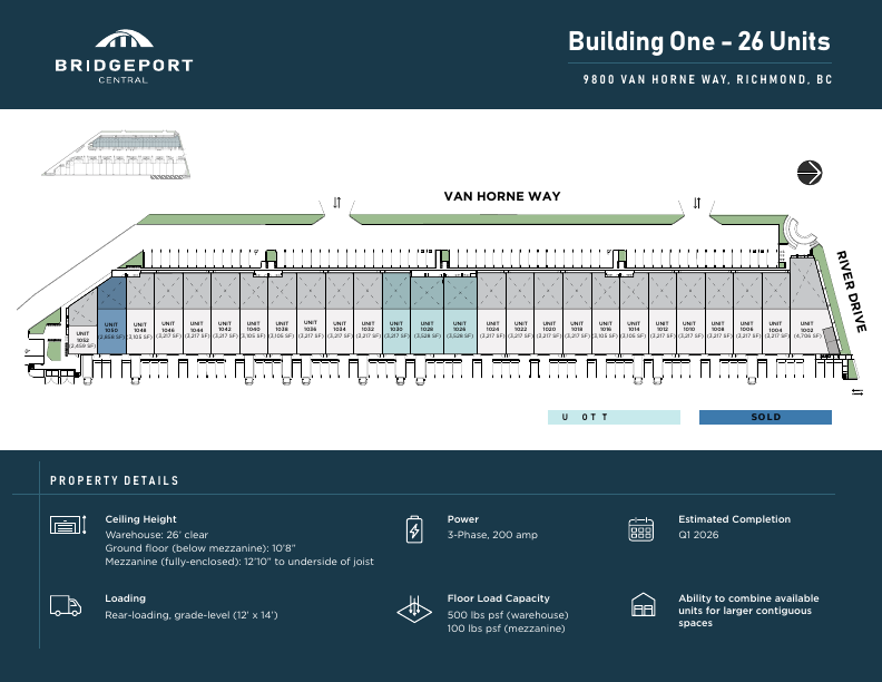 2026 - 9820 River Drive, Richmond, BC floorplan