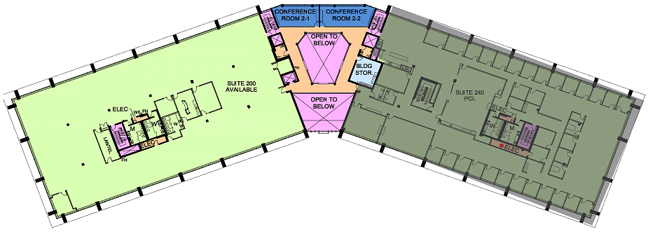 200W - 3030 2 Avenue Southeast, Calgary, AB floorplan
