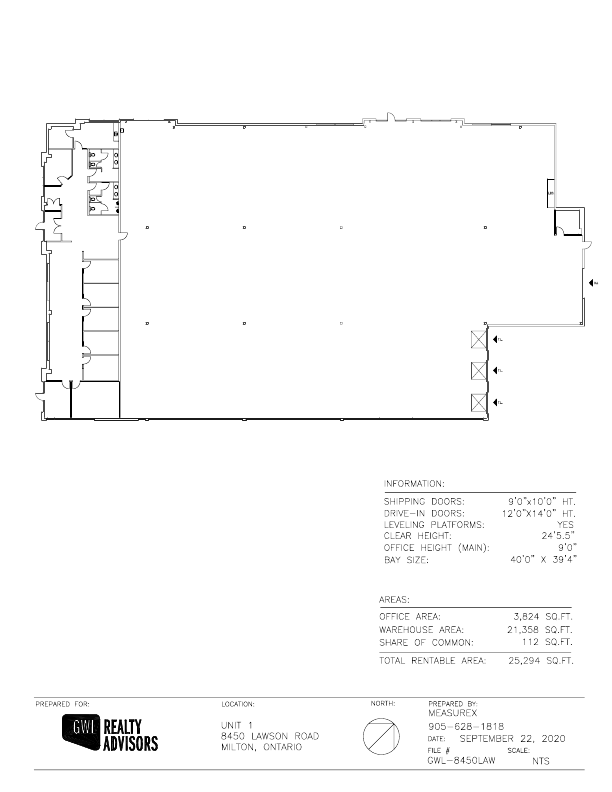 001 - 8450 Lawson Road, Milton, ON floorplan