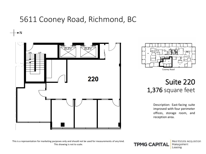 220 - 5611 Cooney Road, Richmond, BC floorplan