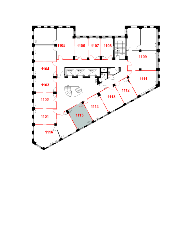 1115 - 207 West Hastings Street, Vancouver, BC floorplan