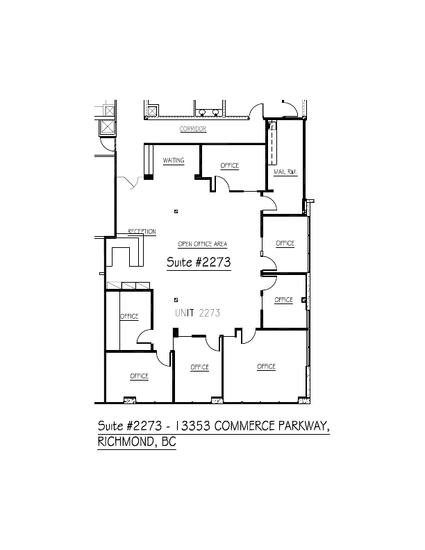 2273 - 13353 Commerce Parkway, Richmond, BC floorplan