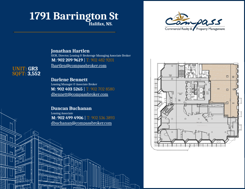 GR3 - 1791 Barrington Street, Halifax, NS floorplan