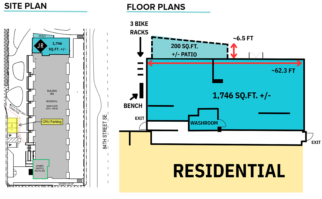4104 - 8500 19 Avenue Southeast, Calgary, AB floorplan