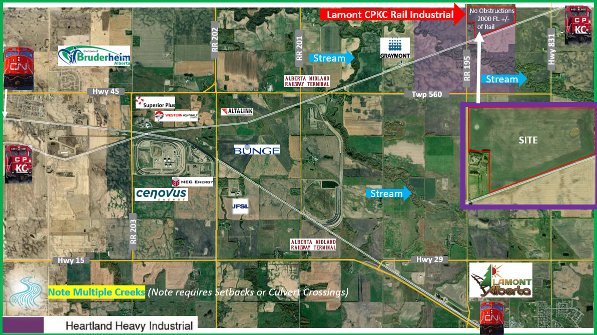 Lamont Industrial Park Land, Lamont County, AB