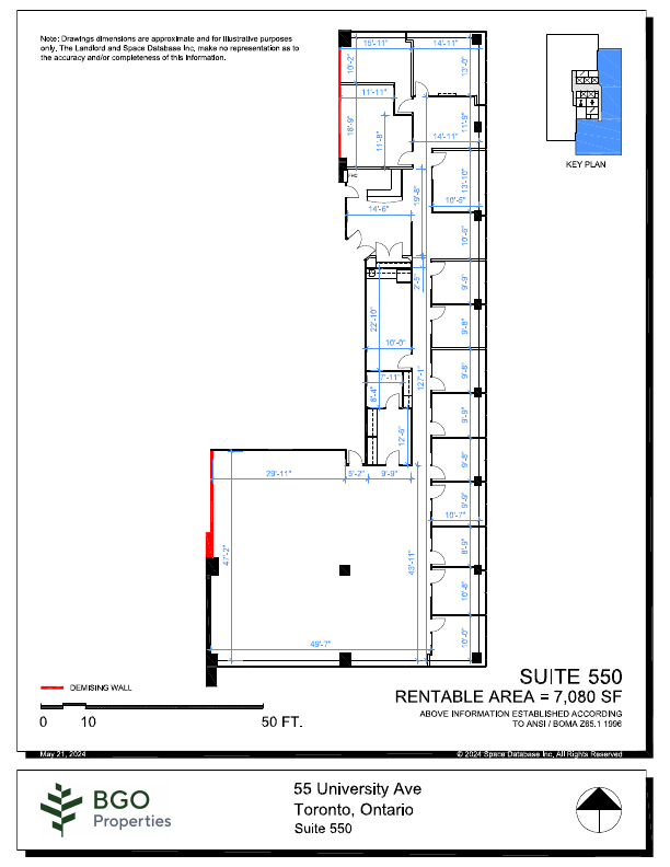 0550 - 55 University Avenue, Toronto, ON floorplan