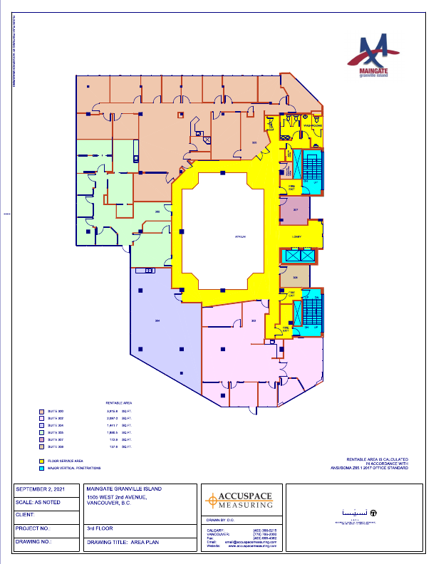 302 - 1505 West 2nd Avenue, Vancouver, BC floorplan