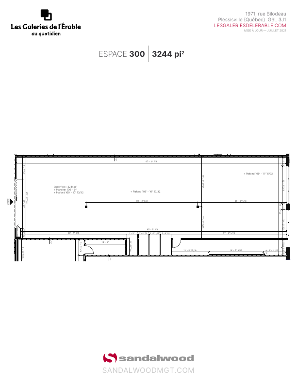 300 - 1971 Rue Bilodeau, Plessisville, QC floorplan