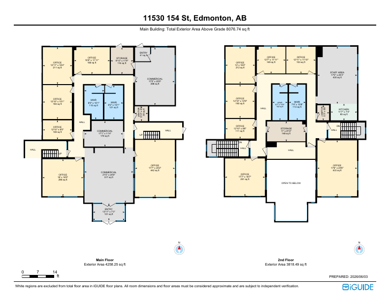 11520 -11544 154 Street, Edmonton, AB floorplan