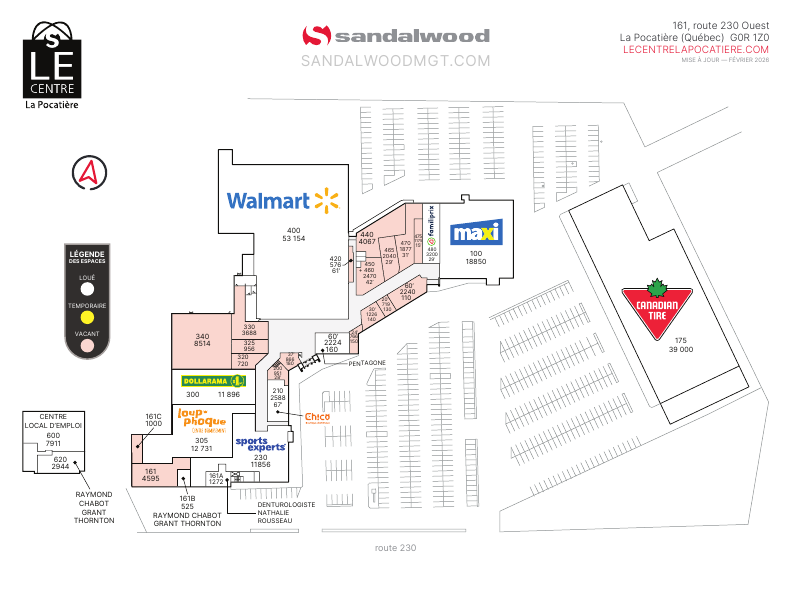 340 - 161 Route 230 Ouest, La Pocatière, QC floorplan
