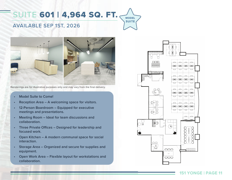 601 - 151 Yonge Street, Toronto, ON floorplan