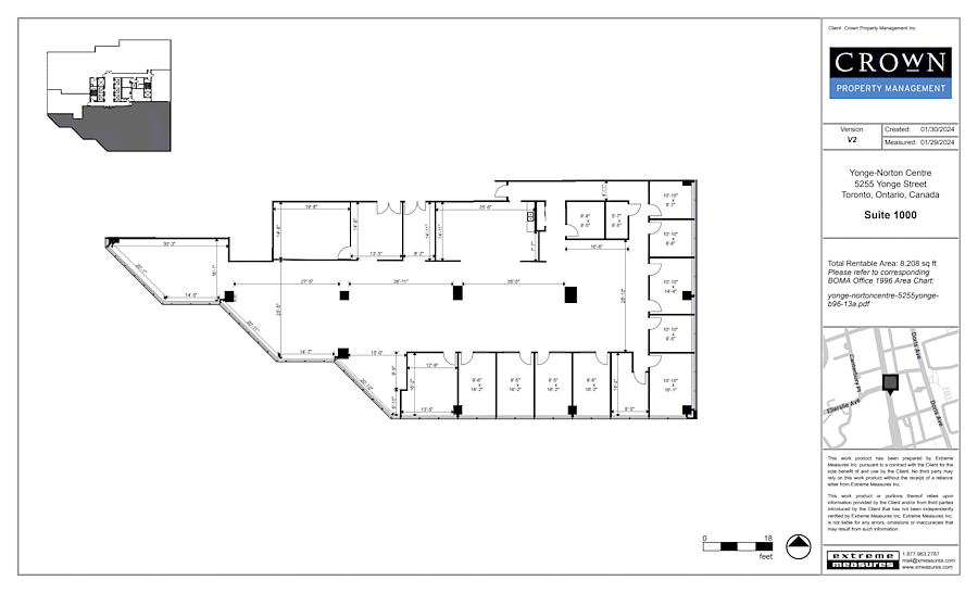 1000 - 5255 Yonge Street, Toronto, ON floorplan