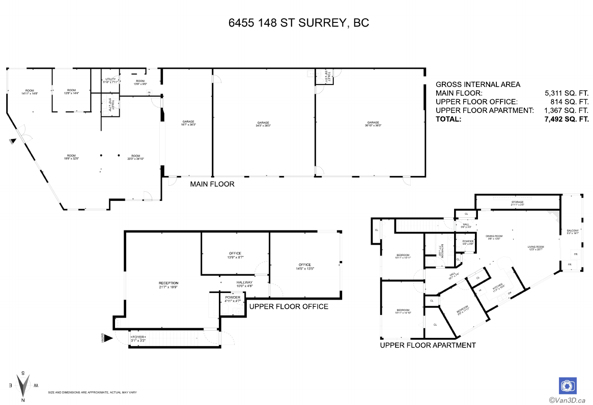 6455 148 Street, Surrey, BC floorplan