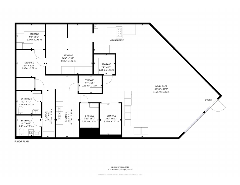A4 - 9001 Dufferin Street, Vaughan, ON floorplan