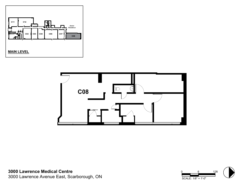 C08 - 3000 Lawrence Ave E, Toronto, ON floorplan