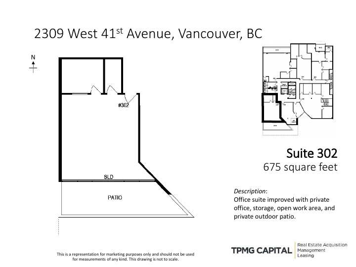 302 - 2309 West 41st Avenue, Vancouver, BC floorplan