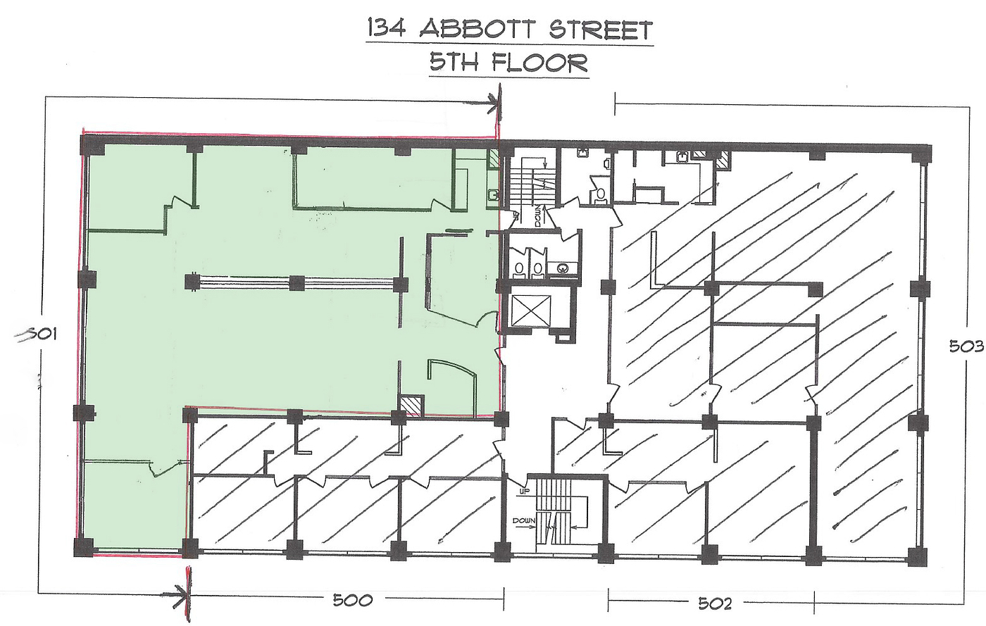501 - 134 Abbott St, Vancouver, BC floorplan