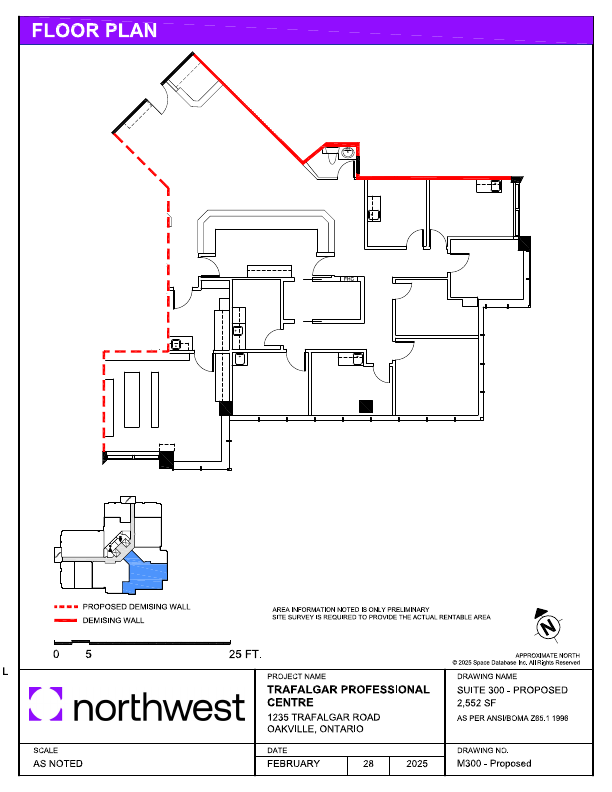 300 - 1235 Trafalgar Road, Oakville, ON floorplan