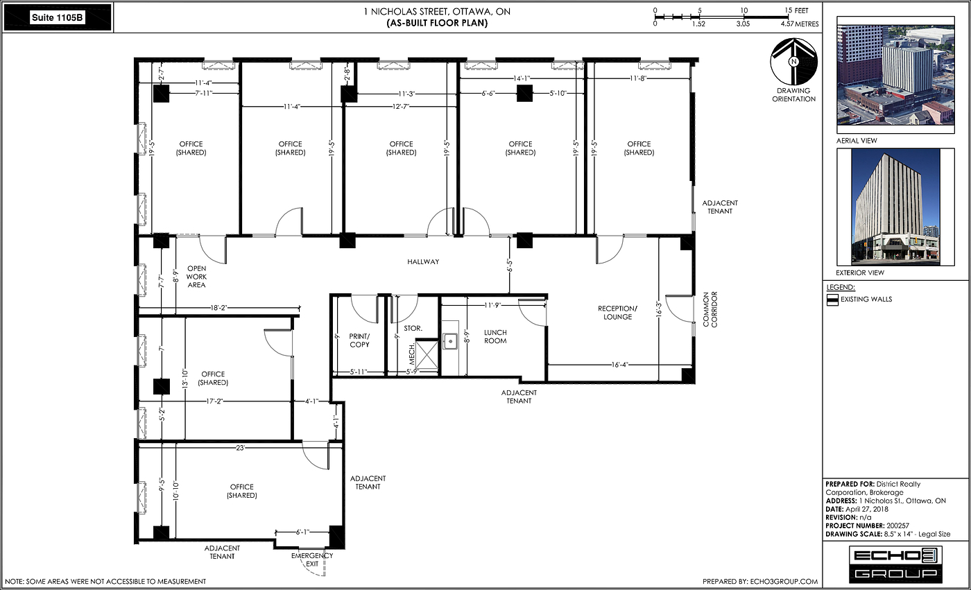 1105B - 1 Nicholas Street, Ottawa, ON floorplan