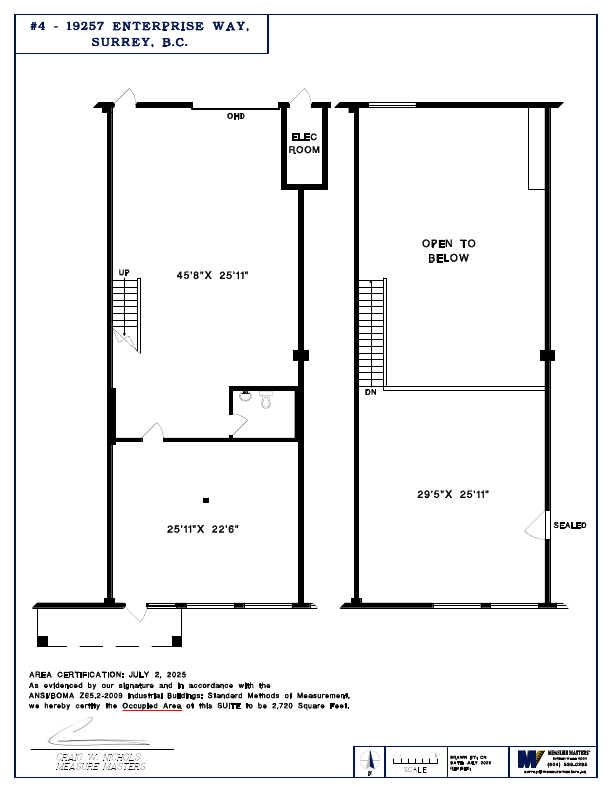 4 - 19257 Enterprise Way, Surrey, BC floorplan