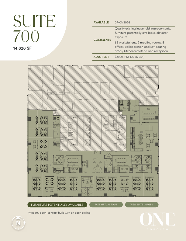 700 - 1 Toronto Street, Toronto, ON floorplan