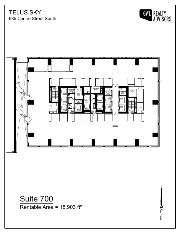700 - 685 Centre Street South, Calgary, AB floorplan