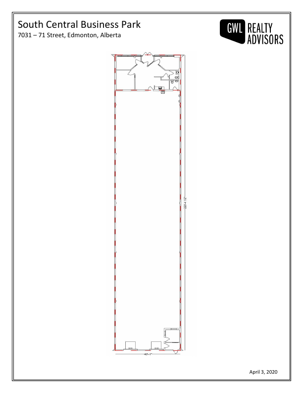 7031 - 7051 68 Avenue Northwest, Edmonton, AB floorplan